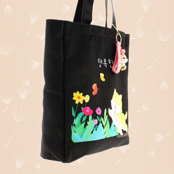 Women Large Tote Bag Kawaii Shiba Inu Korean Kpop Bag - Picture 4 of 5